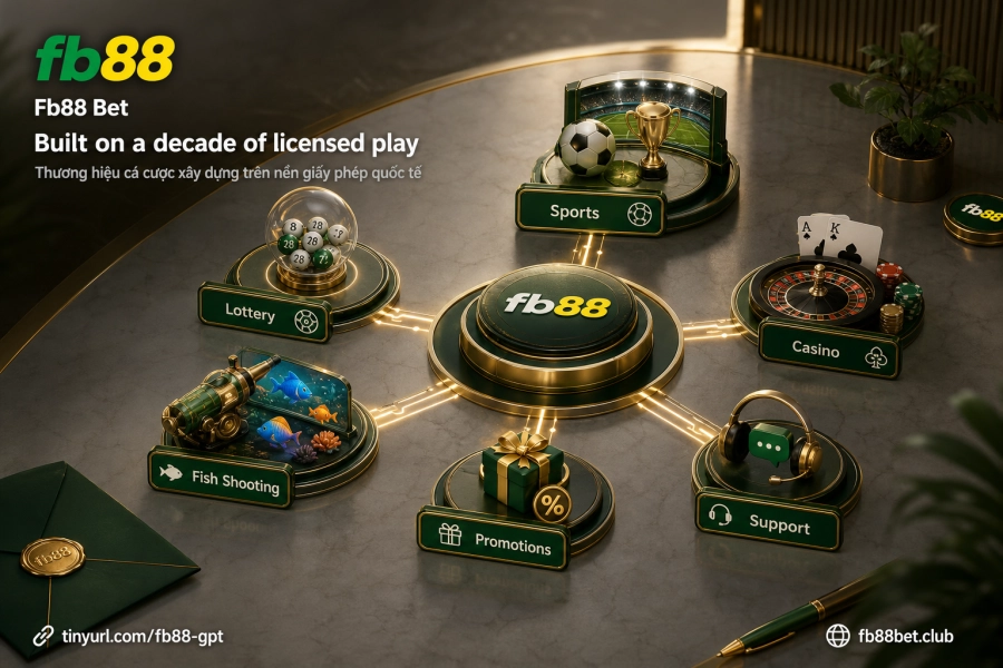 Fb88 Bet tổng quan thương hiệu cá cược trực tuyến giấy phép PAGCOR từ 2016