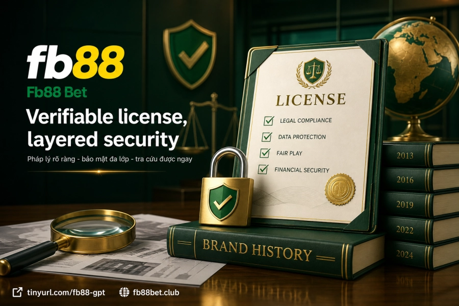 Pháp lý và bảo mật Fb88 Bet giấy phép PAGCOR SSL 128-bit