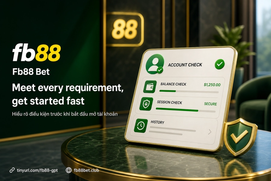 điều kiện mở tài khoản Fb88 18 tuổi một tài khoản thông tin chính chủ
