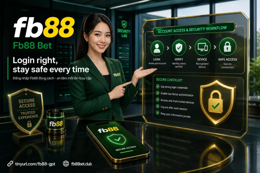 đăng nhập Fb88 hướng dẫn truy cập tài khoản bảo mật 2026