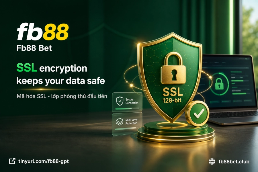 bảo vệ dữ liệu tài chính Fb88 mã hóa SSL tường lửa kiểm toán nội bộ